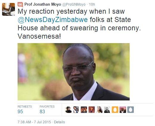 Prof JN Moyo re reassignment